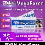 印度藍蝌蚪 VegaForce 雙效錠｜200mg 助勃+增硬+延時 1盒10錠